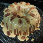 Apple-Pecan Spice Cake with Cream Cheese Filling