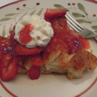 Lemon-Stuffed Overnight French Toast with Strawberries