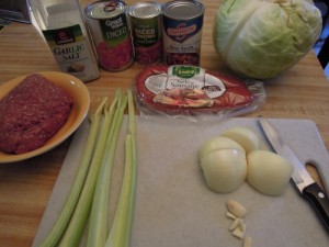 ingredients for soup